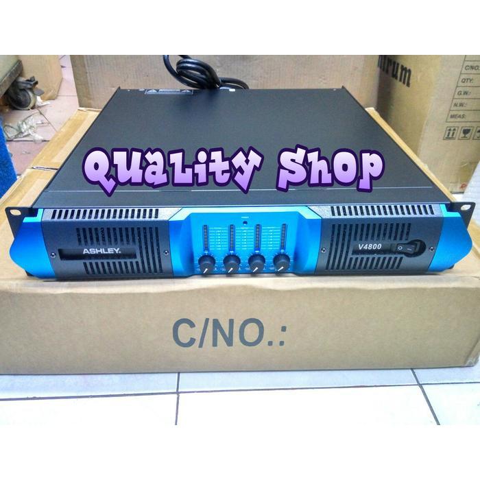 power ashley v-4800 class H 4 channel 3200 watt murni