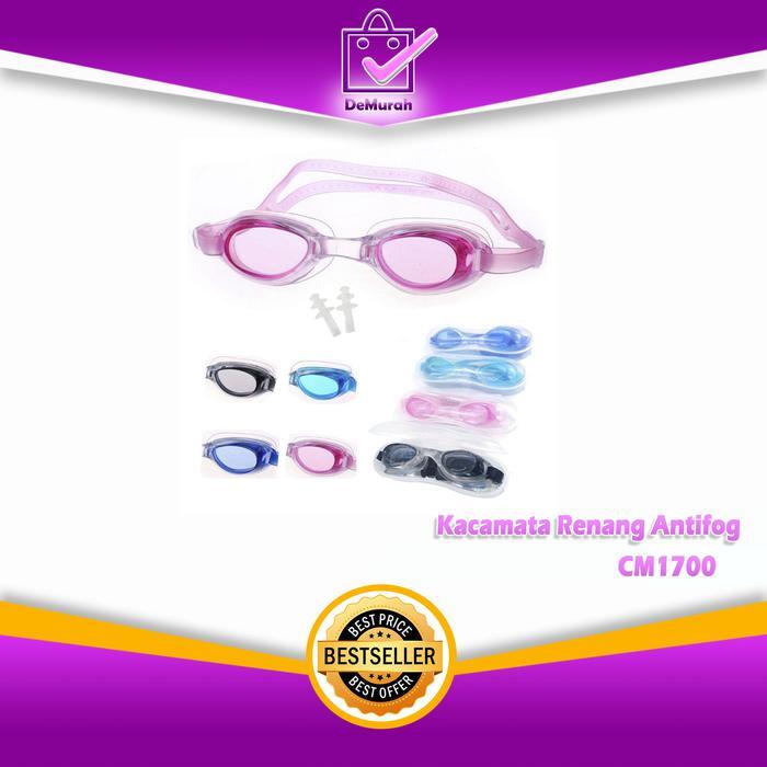Kacamata Renang Antifog CM1700 Swim Goggles Free Penutup Telinga A108 - k A108