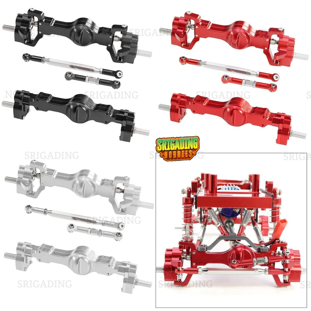 Gardan Portal CNC Aluminum Front Rear Portal Axle Set Complete Axles For RC Car 1/16 WPL C14 C24 B14