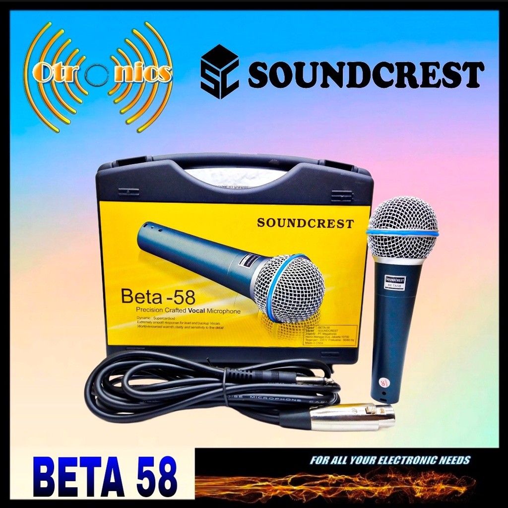 Microphone Soundcrest Beta 58 / Mic Kabel Soundcrest Beta 58