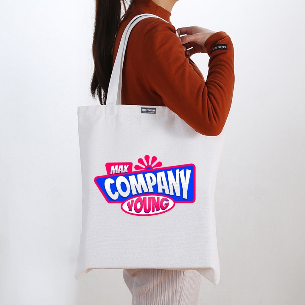 MAX COMPANY Tas Totebag Young Unisex Cream
