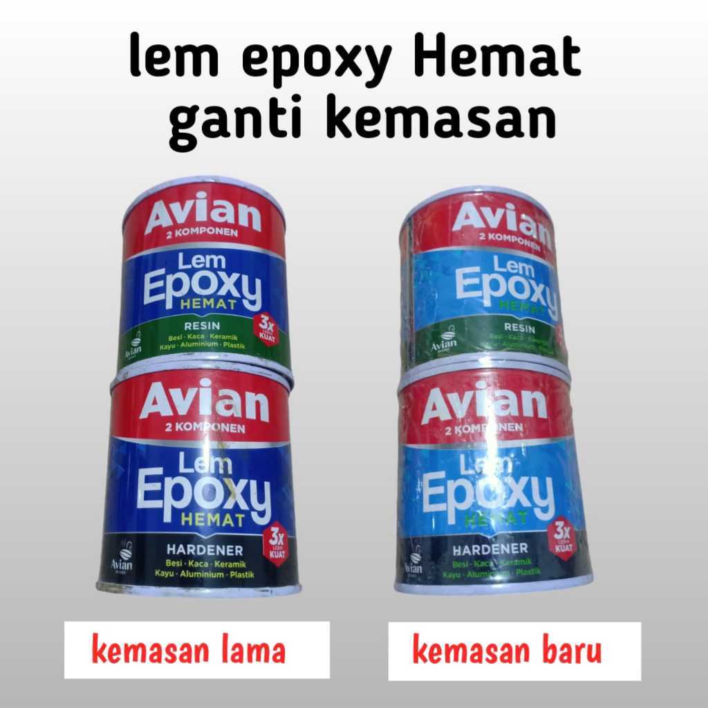 Avian LEM EPOXY Hemat Serbaguna 2 Komponen Resin Hardener ,lem avian epoxy hemat,lem epoxy 2komponen