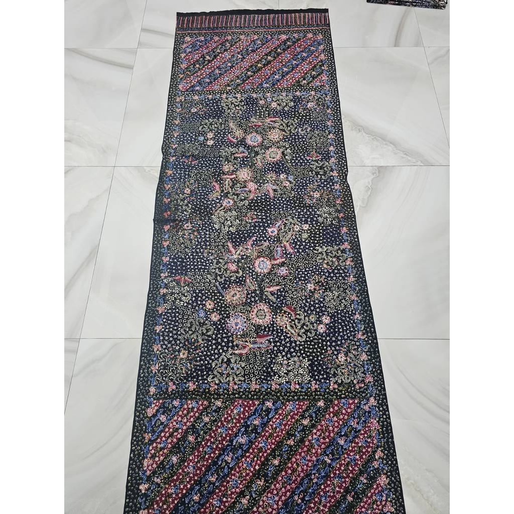 Selendang kuno batik lasem tulis asli tiga negeri 3 negri sekar jagat