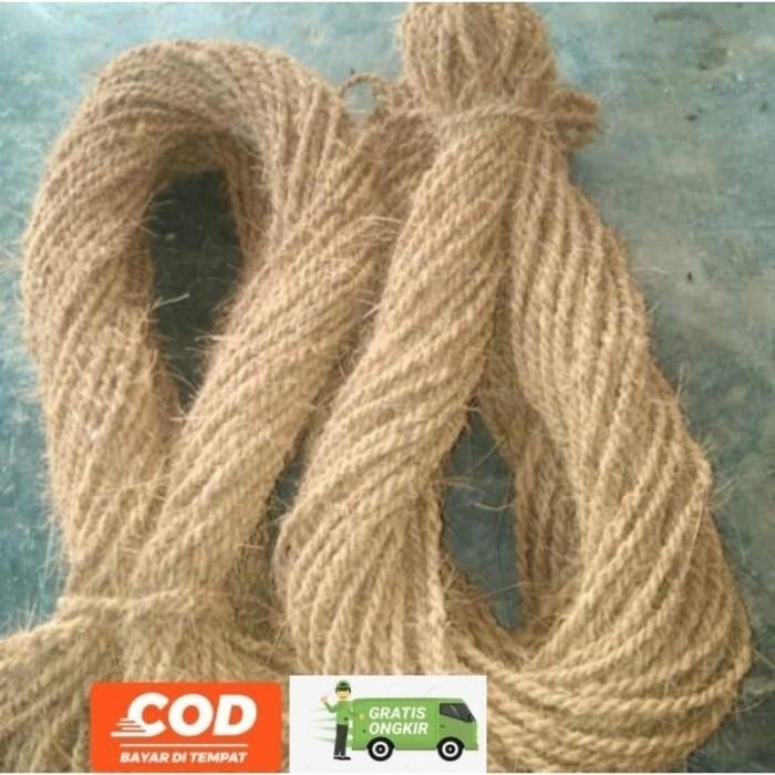 Tali sabut kelapa halus tali ikat anggrek panjang 60 meter tali sabut kelapa anggrek (Gudang Pot Sto