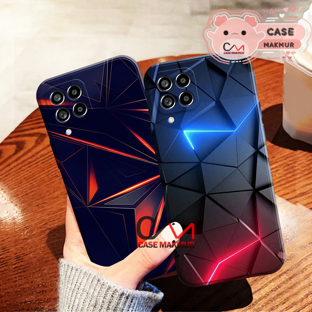 Samsung A12 A22 M12 M22 M32 4g / 5g M34 M54 - Case Abstrak - Casing Custom Cowok