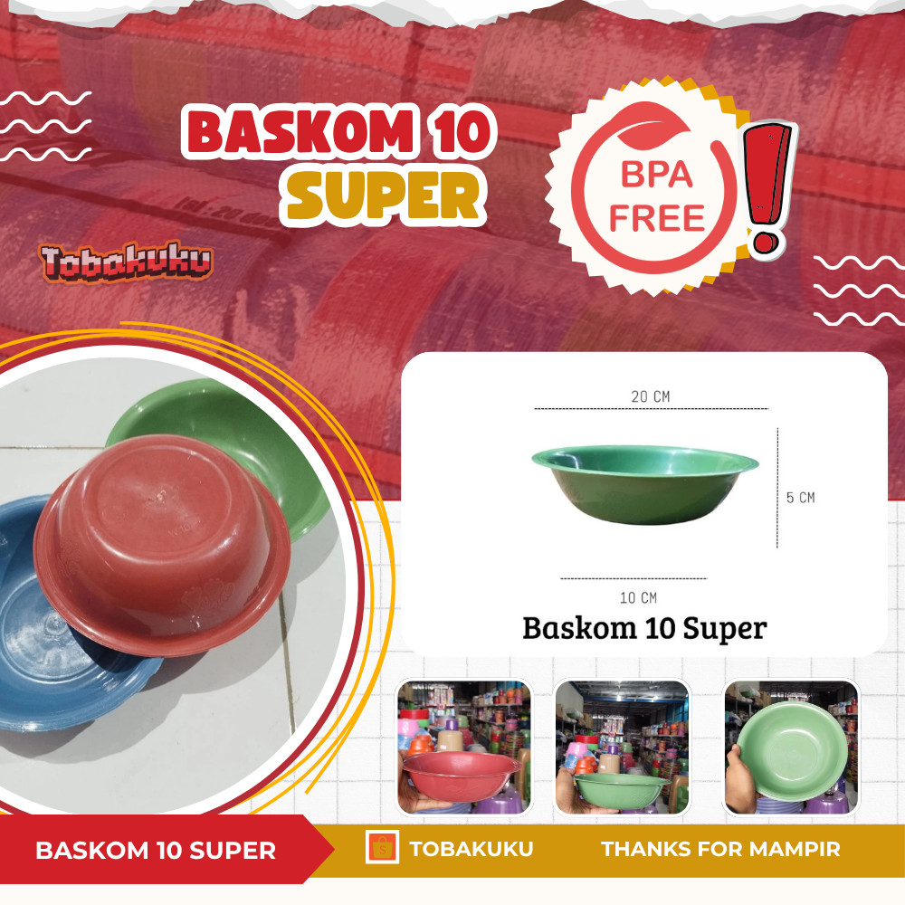 BASKOM 10 SUPER - BASKOM NASI HAJATAN - EMBER NASI BERKATAN PLASTIK