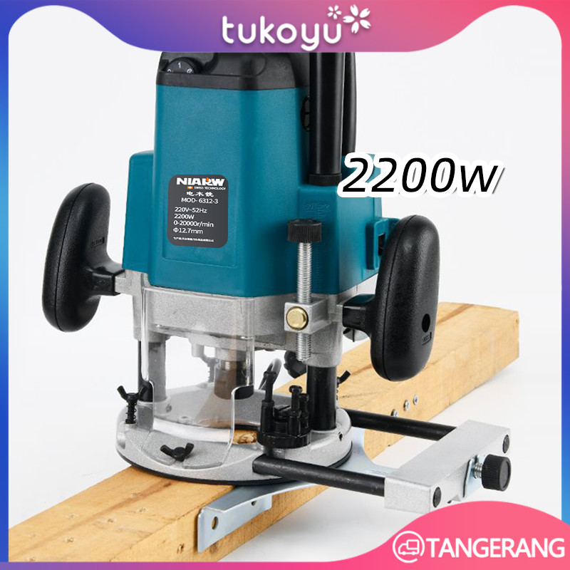 Mesin Profil Kayu Electric Wood Router 2200W/Mesin Profil Kayu