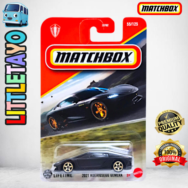 Matchbox 2021 Koenigsegg Gemera Hitam Diecast Sport Car Exotics