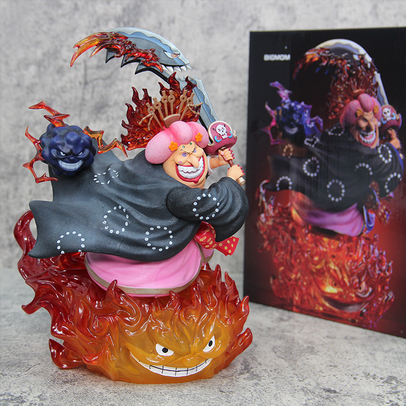 26cm One Piece Four Emperor Big Mom Charlotte Linlin Anime Figure Figures Models Gk Statue Models Co
