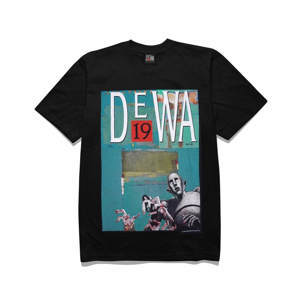 Proshop | Sayap Sayap Patah Dewa19 Tshirt | Kaos Pria Kaos Distro | Hitam | Original Tee