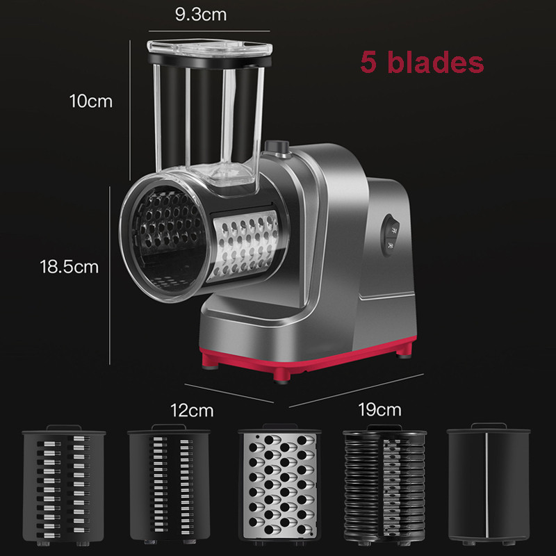220v Electric Multifunctional Vegetable Slicer Home Vegetable Cutter God Commercial Automatic Potato