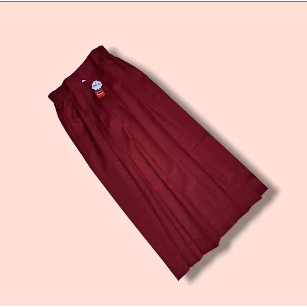 ROK SEKOLAH SD SMP SMA PANJANG ROK REMPEL PANJANG ROK REMPEL PANJANG SERAGAM SEKOLAH BAHAN TWIST