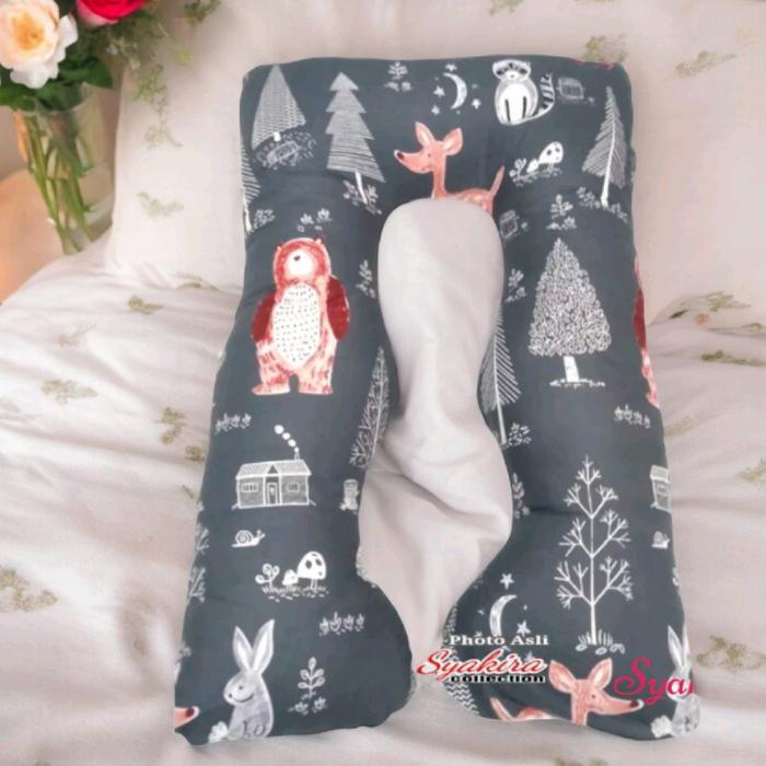 Bantal Ibu Hamil / Maternity Pillow Populer Silikon HCS Grade A Super Lembut - HK1