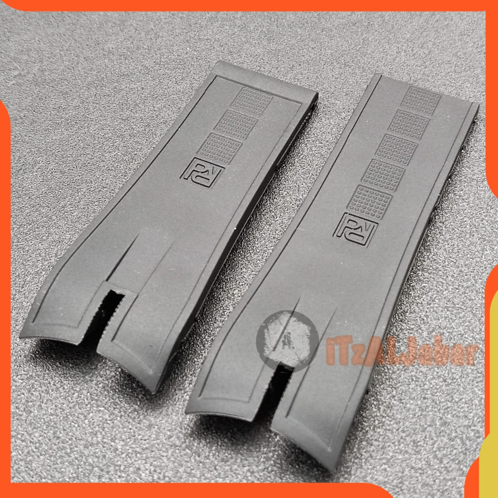 Tali jam tangan Roger dubuis Strap tali jam karet Roger dubuis Hitam