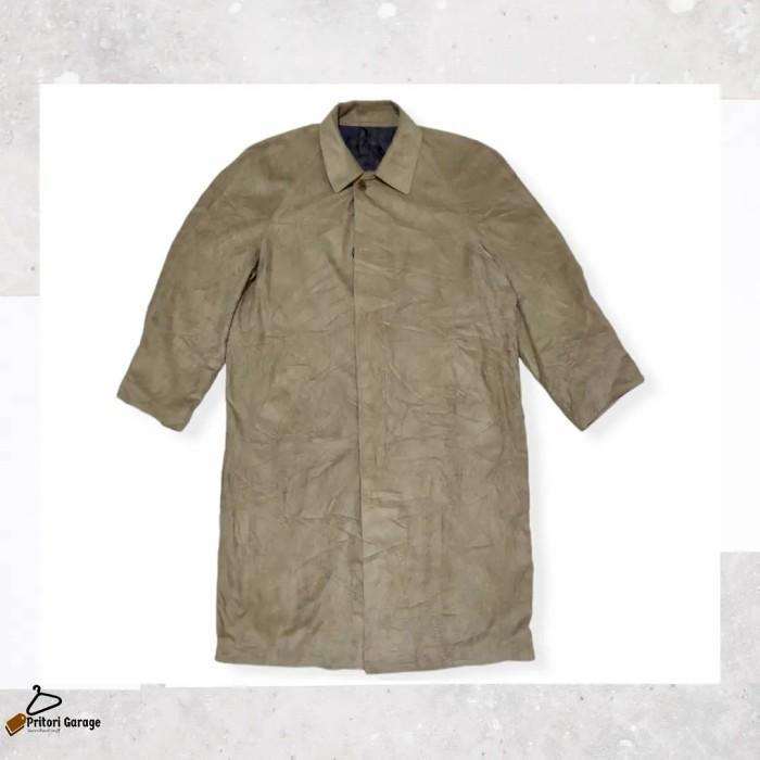 Parka Long Coat Suede Leather Jacket Yv*s Sa*nt Laurent Full Print XL