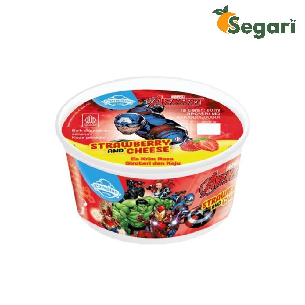 Campina Es Krim Marvel Cup 80 ml