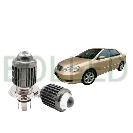 2pcs Lampu Utama LED H4 Laser Putih Mobil Toyota corolla Altis gen1 BLD