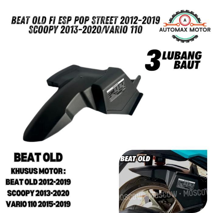 [yooyoo sparepart] SPAKBOR KOLONG  BEAT ESP FI DELUXE SCOOPY GENIO NEW 2012-2025 PNP 3 LUBANG BAUT -