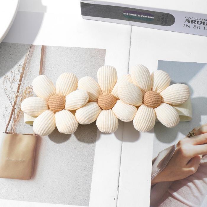 Pengikat Tali Ikat Hordeng Gorden Pengikat Kain Gorden Ikat Tirai Bunga - Tiga Bunga