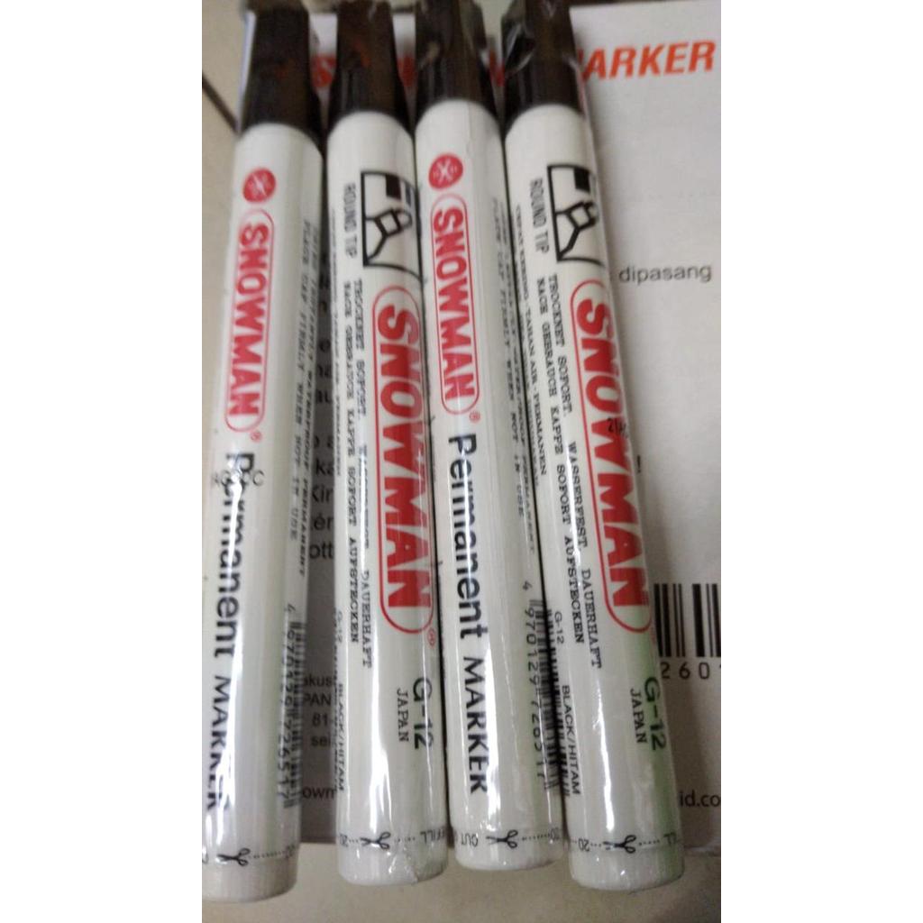 Spidol Permanen Snowman (harga per lusin)