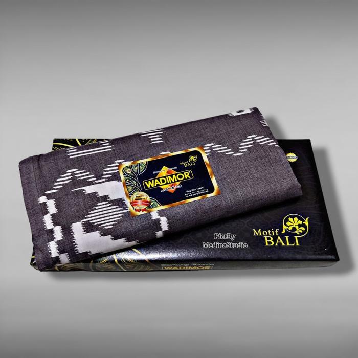 Sarung Wadimor Warna Hitam Polos Tumpal Batik Bisa COD HALIM Terbaru Sarung Murah Dewasa Muslim Moti