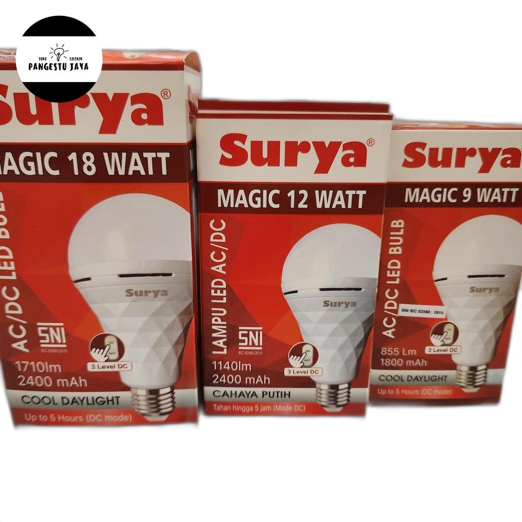SURYA MAGIC - LAMPU EMERGENCY 9W 12W 18W