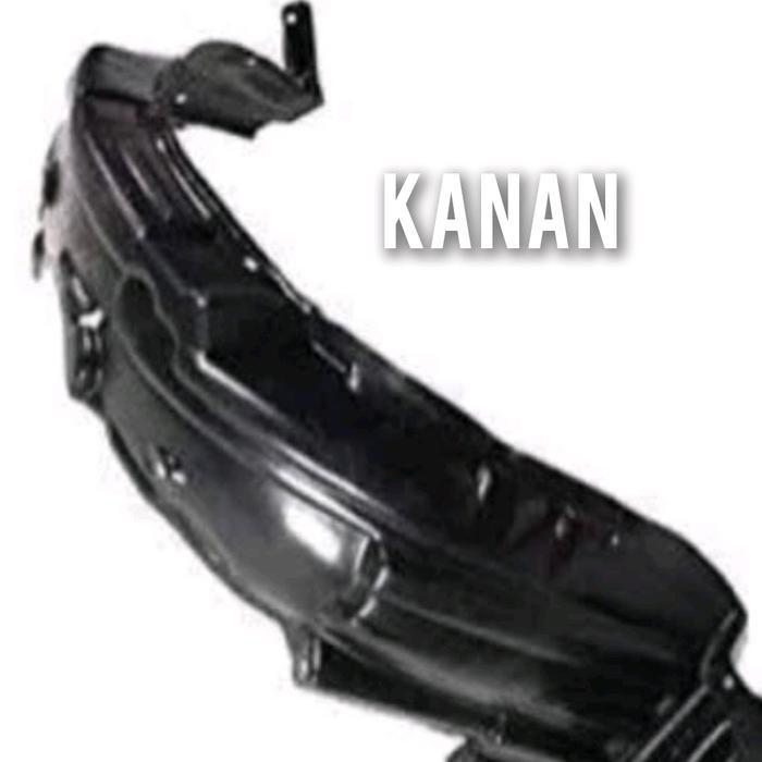 liner fender list spakbor depan bawah vios gen 2 tahun 2007 sampai 2012 - kanan