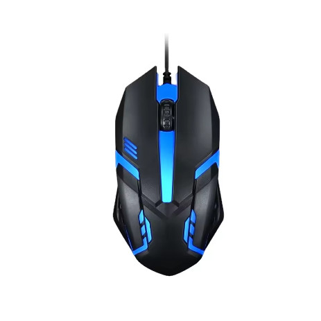 Mouse Gaming USB Kabel LED Desain Menarik 7 Lampu Warna Rainbow — 8