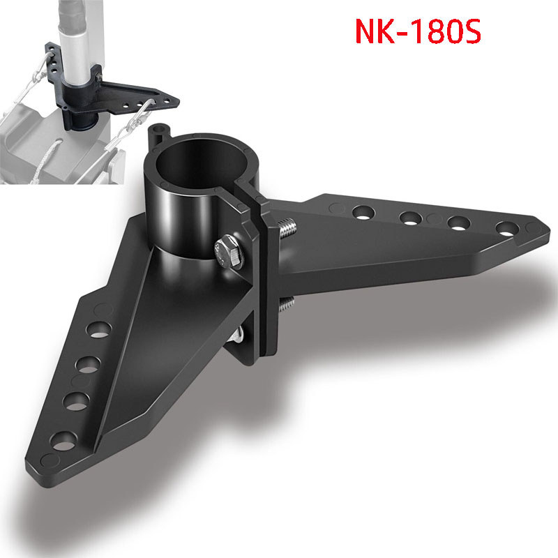Black Steering Triangle Mounting Bracket Kit Fit for Newport NK180S Brushless Kayak Trolling Motors,
