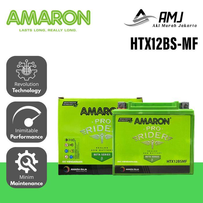 Amaron Aki Motor Triumph Scamer / Bonneville HTX12 - 10Ah Aki Kering