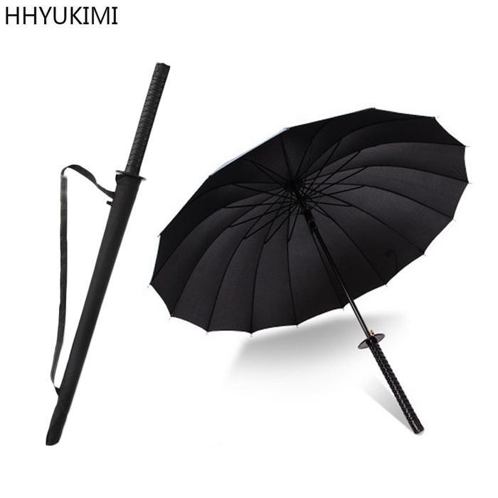 Payung Hujan/ Model Samurai/ Black/