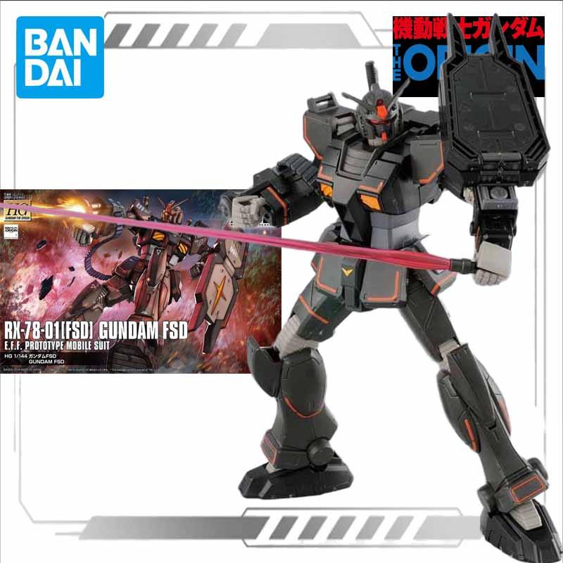 Bandai Original MODEL KIT HGGTO 1/144 BASE LIMITED GUNDAM FSD Anime Action Figure Assembly Model Toy