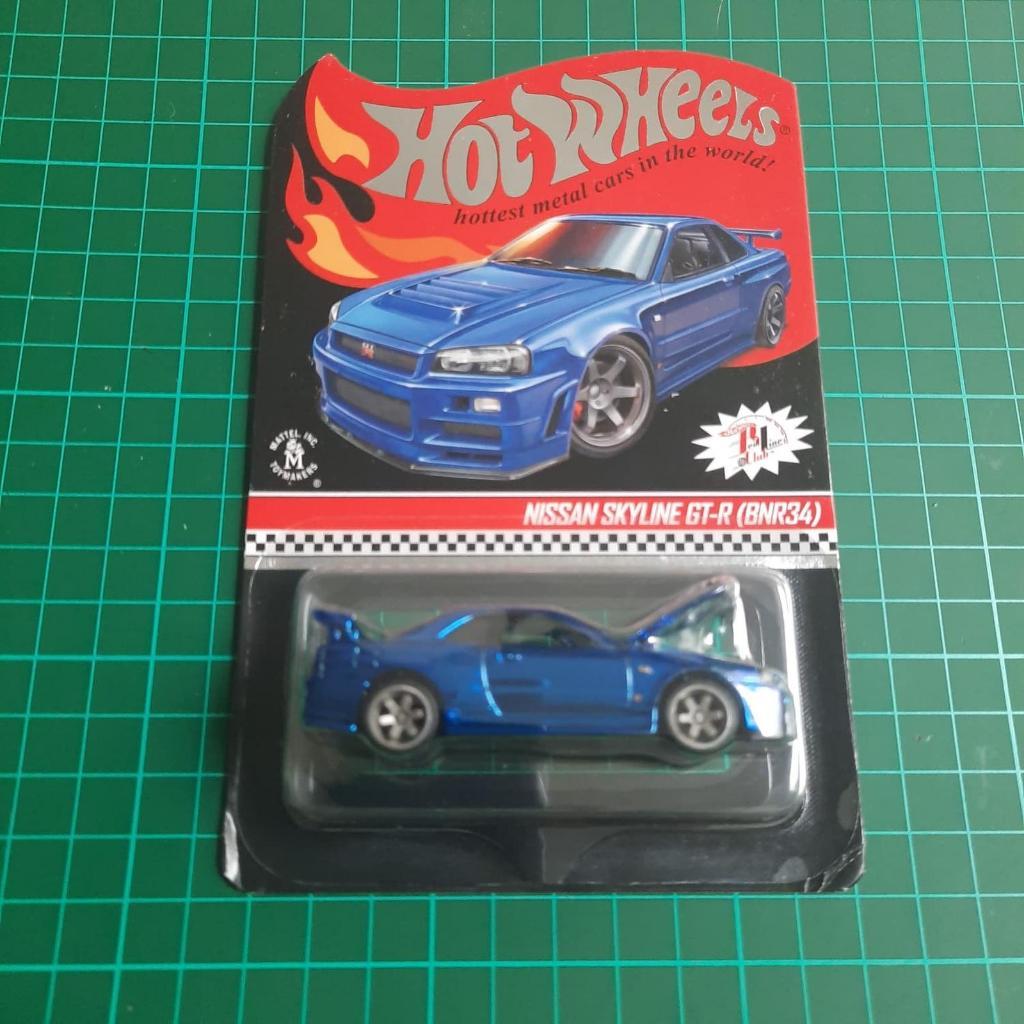 Hot Wheels RLC Nissan Skyline GT R Blue New
