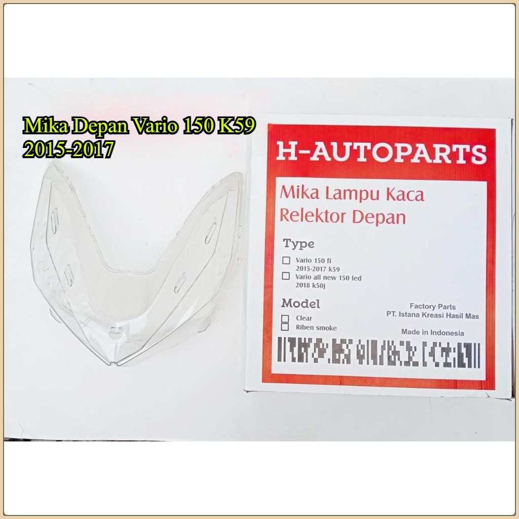 MIKA REFLEKTOR DEPAN VARIO 150/125 LED NEW VARIO K59