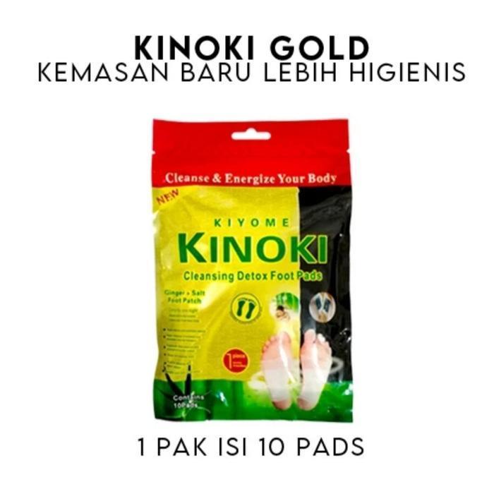 Koyo Kaki Kinoki Gold Detox Kaki 10 Pcs Termurah / Koyo Kaki Tempel Detox Herbal Kinoki Gold 1 pax