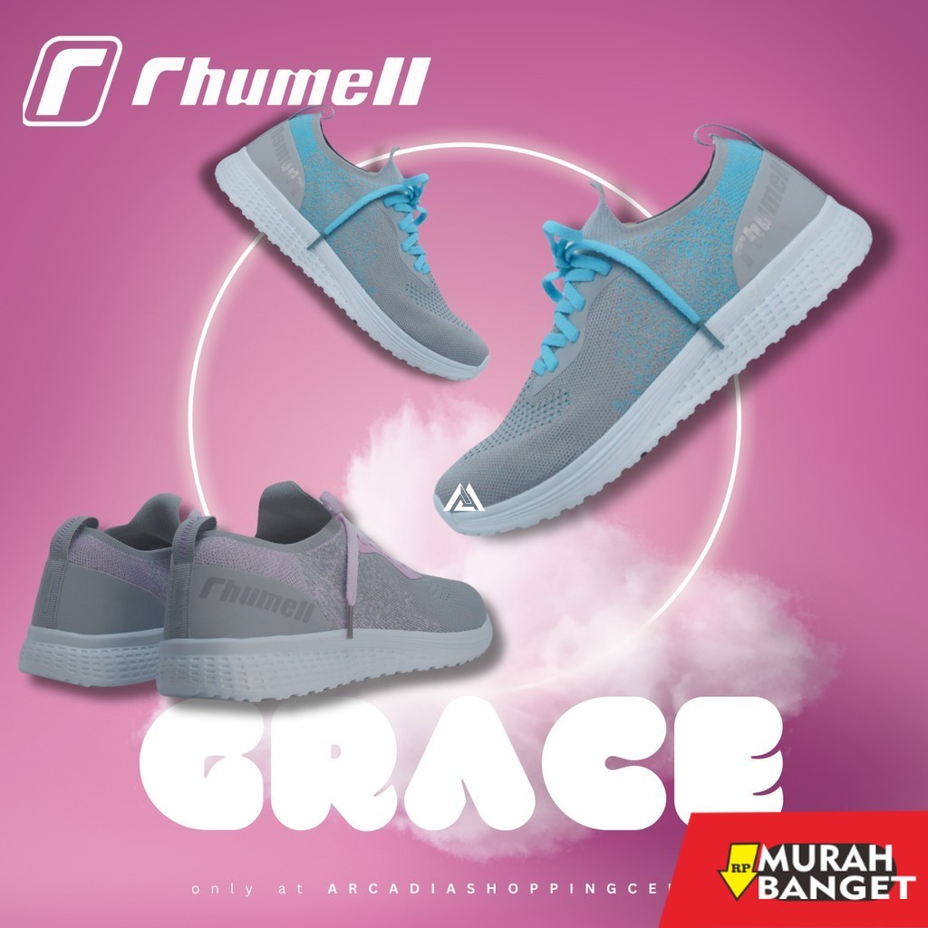 SEPATU RUNNING WANITA  RHUMELL ORIGINAL - GRACE