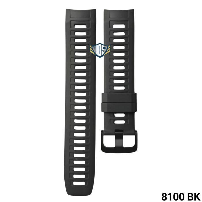 Tali Jam Tangan Digitec 8100 DG 8100 Strap Rubber Digitec DG-8100 Outgear Watch - 8100 Hitam
