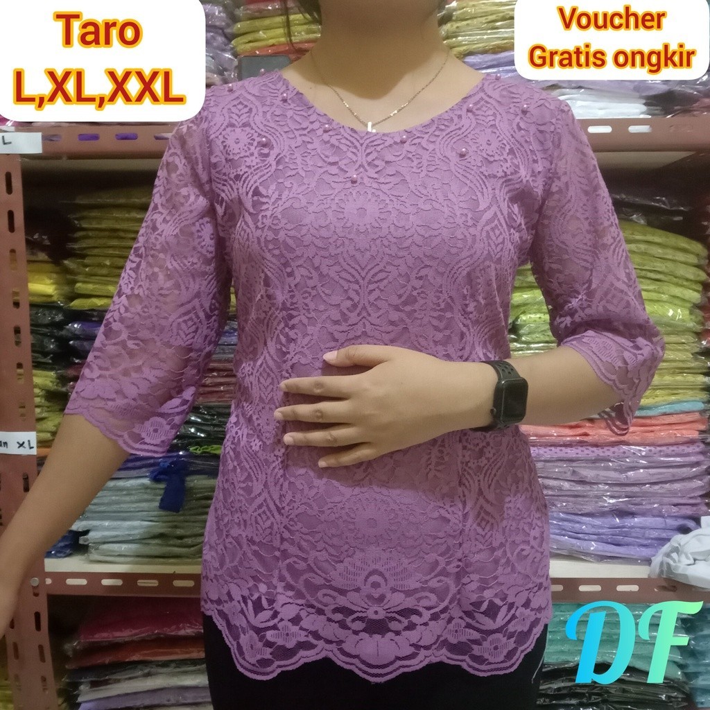 WF BLUS SEMI BROKAT/ATASAN RENDA IMPORT TERBARU 2024 ATASAN WANITA