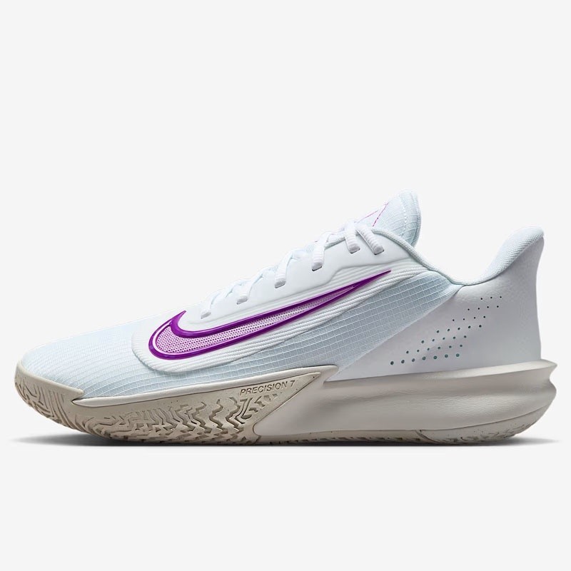 HOOPS POINT Sepatu Basket Nike Precision Vii White Original Hj9153-100