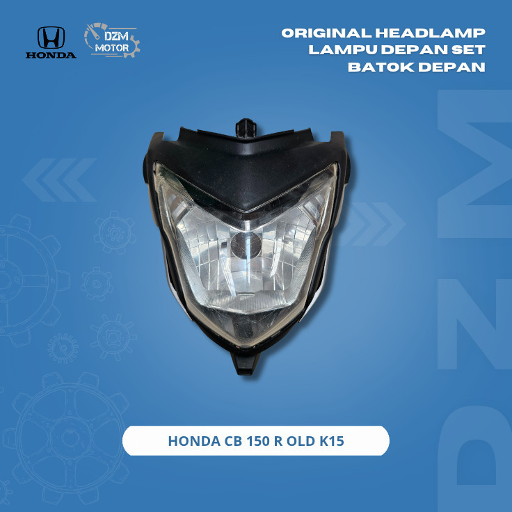 Original Headlamp Lampu Depan Set Batok Depan Honda CB 150 R Old K15