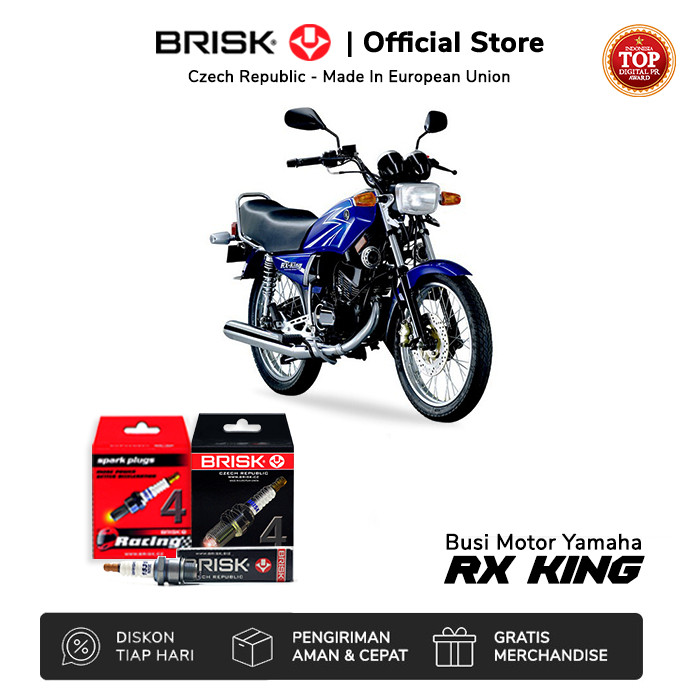 TERLARIS Busi Motor Yamaha RX King BRISK