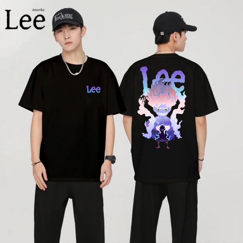 Baju Kaos Distro Lee Pria, Edisi Khusus One Piece dengan Desain Unik, Item Keren untuk Koleksi Pakai