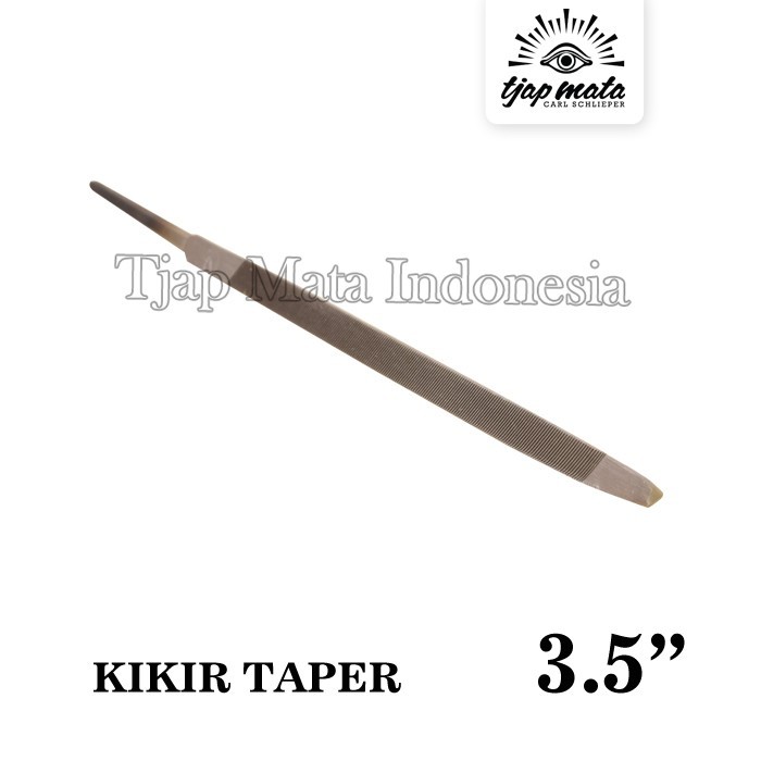 TJAP MATA / CAP MATA Kikir Taper Slim, Segitiga, Kikir Gergaji Kayu, Hand Saw 3.5"