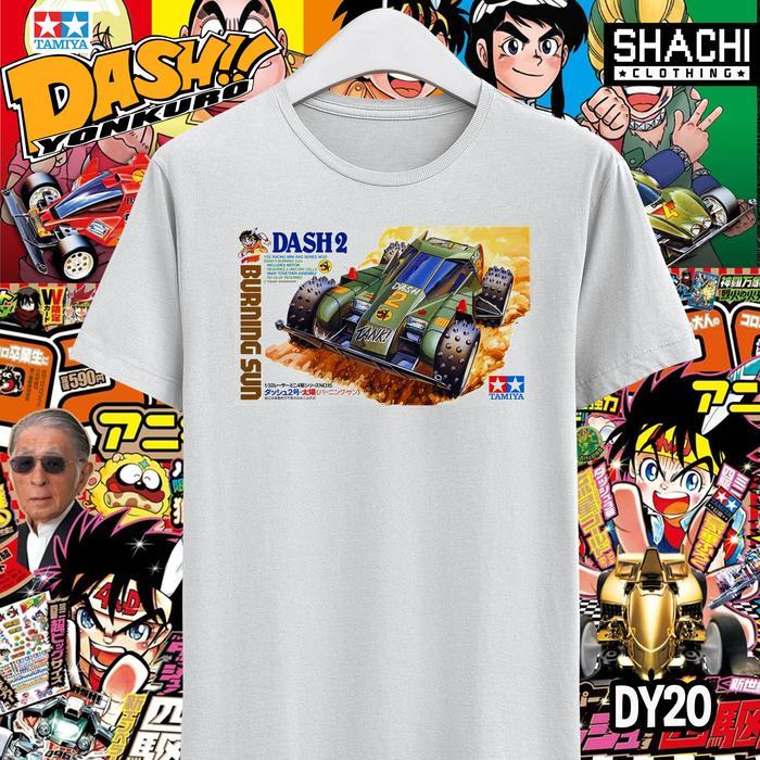 (COD) Kaos Baju Dash Yonkuro Tamiya G - White Premium 24s S-XXL - S