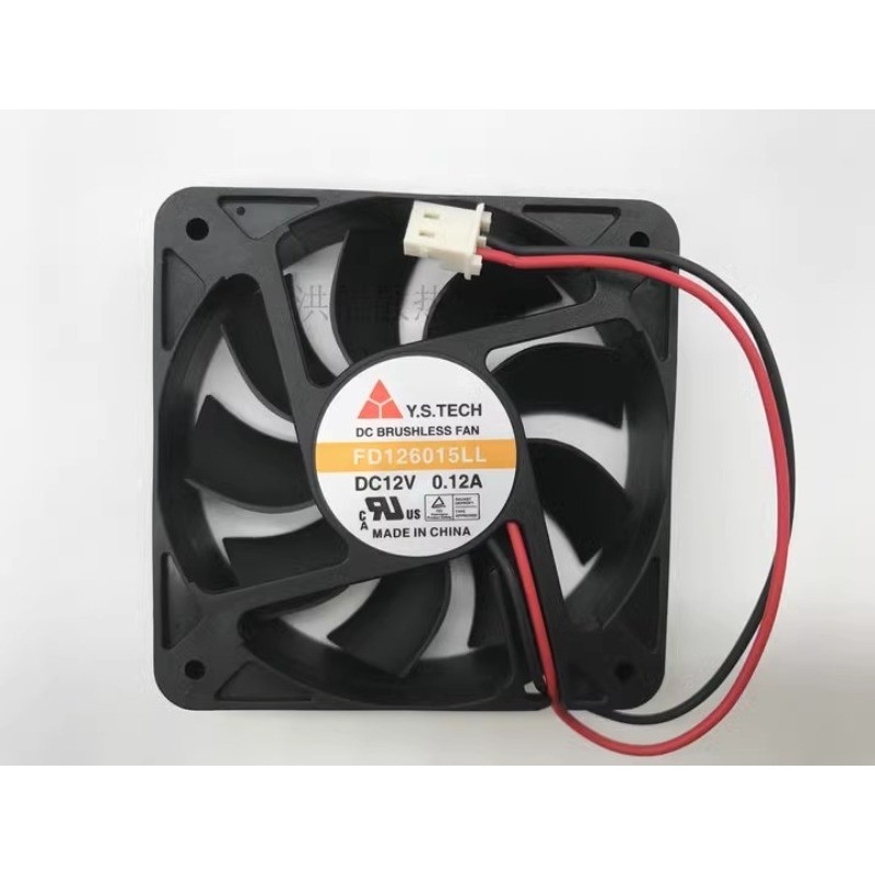 Original Cooler Fan for Y. S.TECH FD126015LL DC12V 0.12A Silent Fan 6015 60*60*15mm