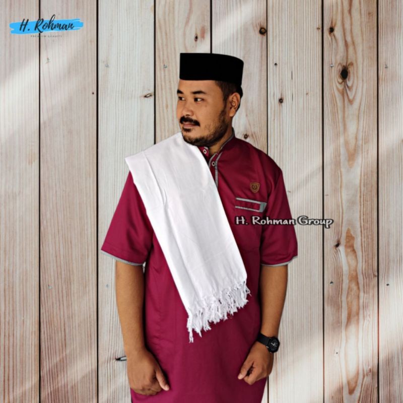 SORBAN KASHMIRI SORBAN AR RIDA SOLO PUTIH POLOS SORBAN HABIB/POLOS SERBAN FASHION PRIA PERLENGKAPAN 