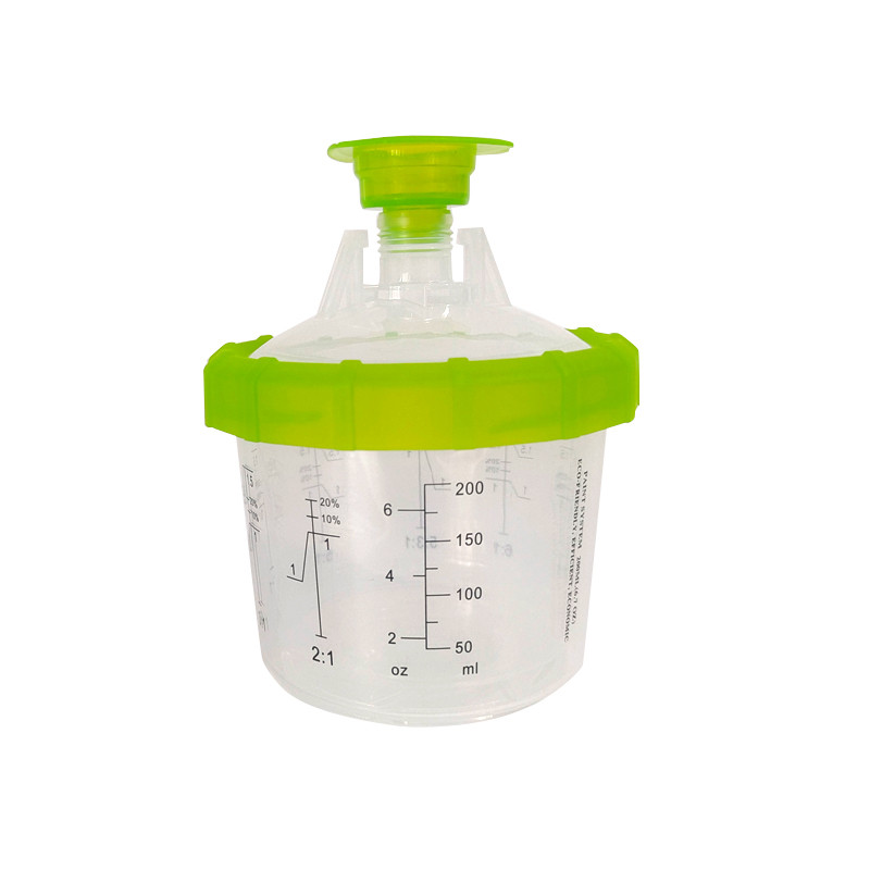 200ml sposable Pot 50 Sets Per Box Car Paint Sheet Metal Spray  Pot Universal Spray  Tank Plastic Cu