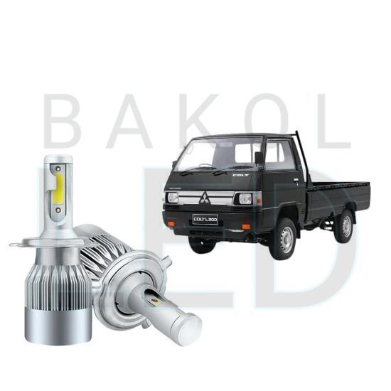 2pcs Lampu Utama LED H4 COB 36Watt Mobil Mitsubishi L300 BL