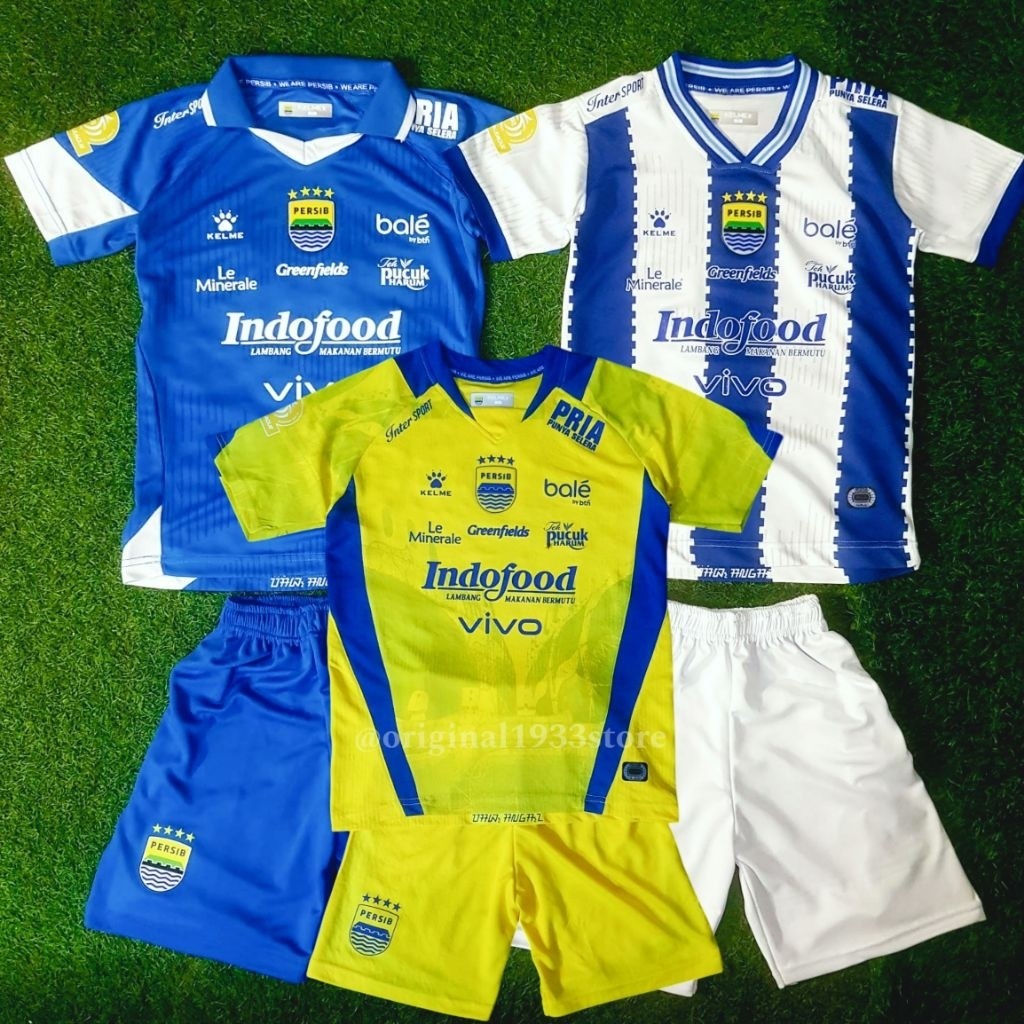 Jersey Persib Anak 2025/2026 Grade Ori Baju Bola Anak Setelan Baju Bola Anak TERBARU