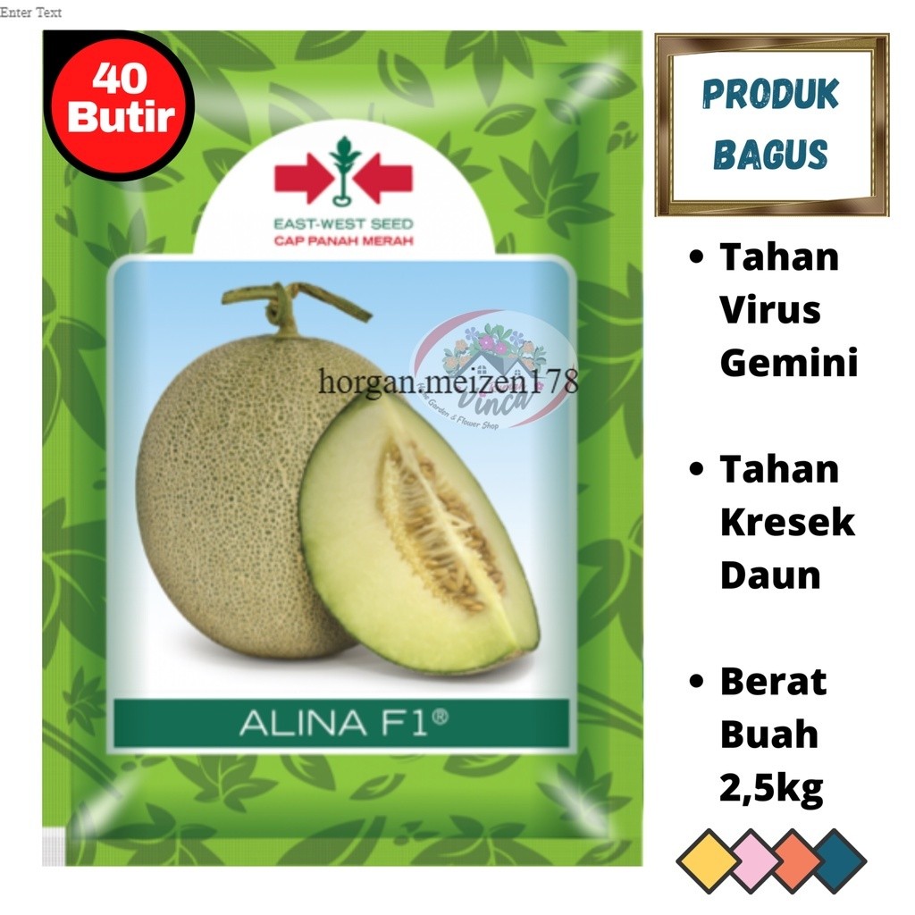 Benih Bibit Melon Madu ALINA F1 40 butir dari Cap Panah Merah horgan.meizen178